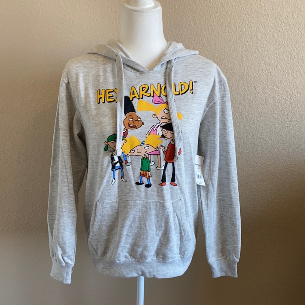 New Hey Arnold! Hoodie Juniors Size XS